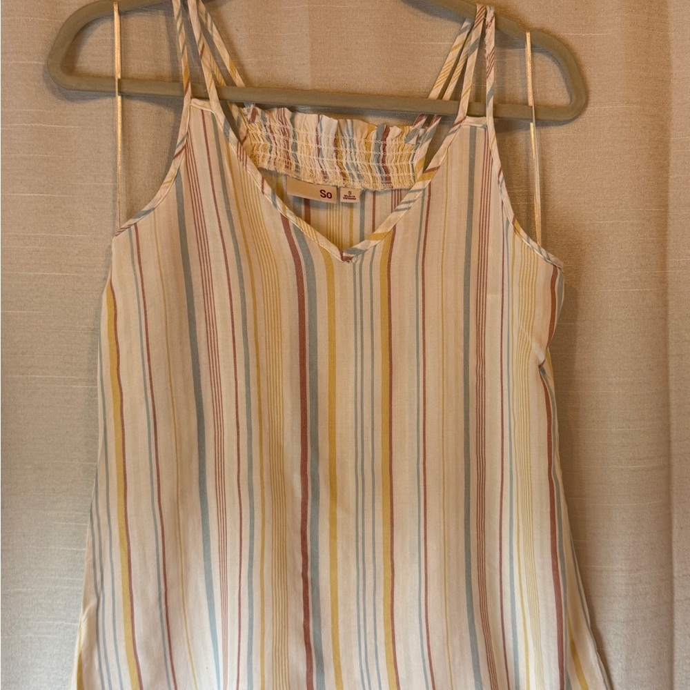 SO Pastel Striped Camisole Top